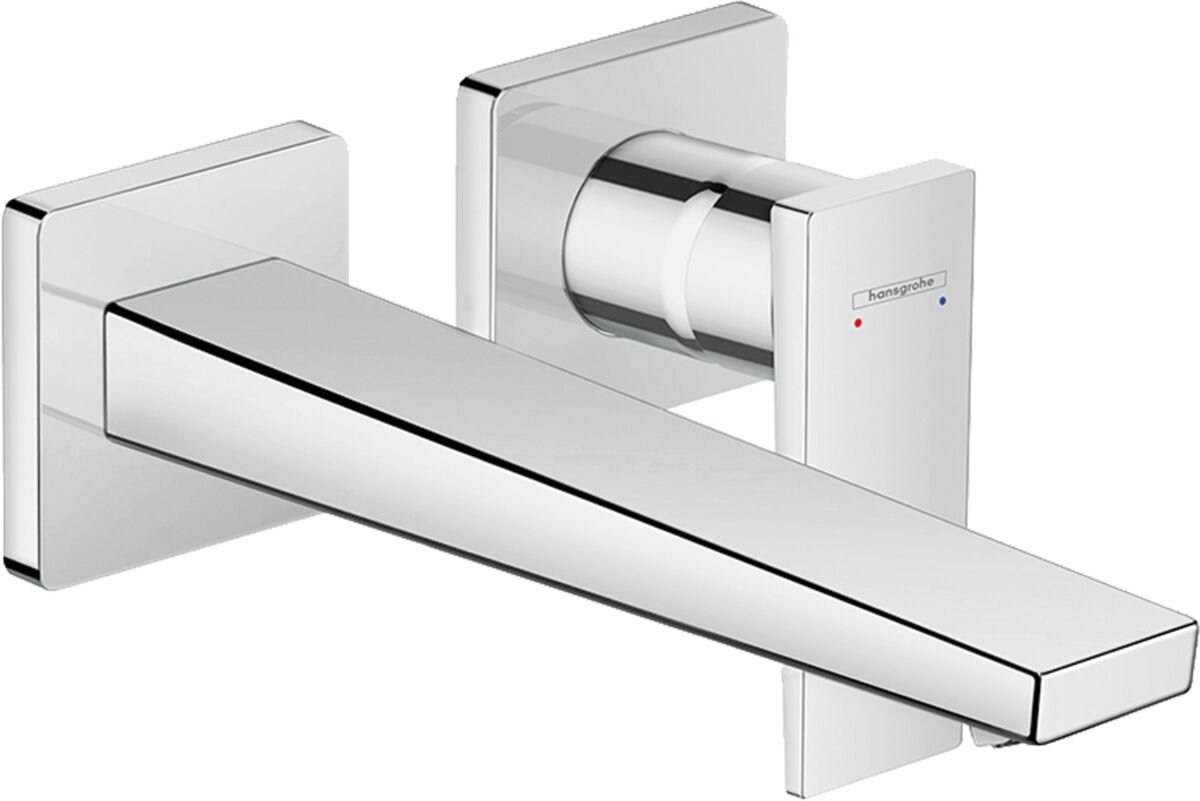 HANSGROHE METROPOL TEK KOLLU LAVABO BATARYASI 22,5 GAGA CUBUK VOL KROM 32526000