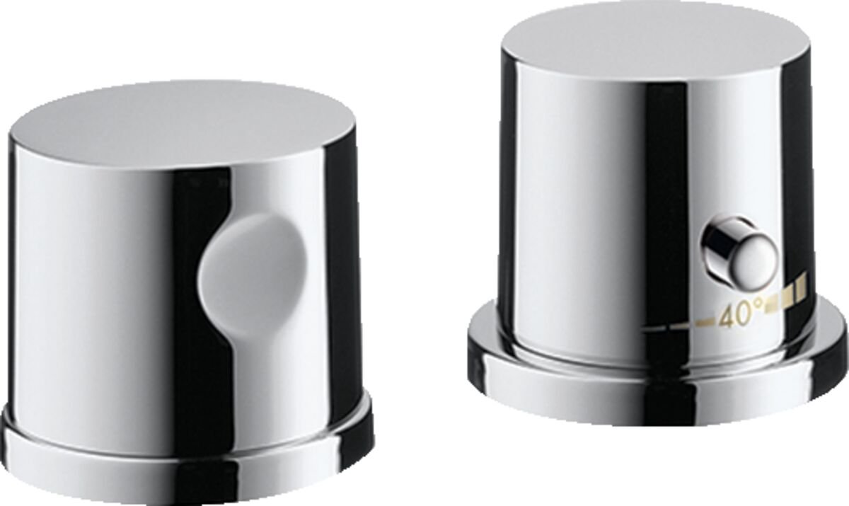 AXOR UNO BANYO BATARYASI TERMOSTATIK 2 DELIKLI KROM 38480000