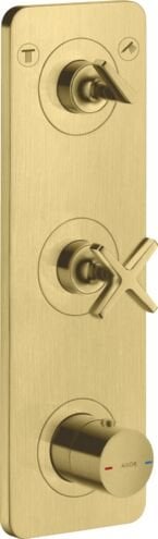 AXOR CITTERIO E BANYO BATARYASI TERMOSTATIK 2 CIKIS 380/120 MAT PIRINC 36703950