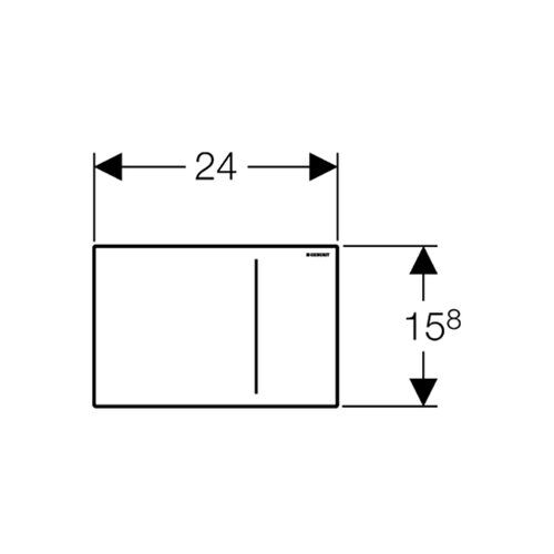 GEBERIT SIGMA70 KUMANDA KAPAGI 12CM GOMME REZERVUAR ICIN 115.620.SQ.1
