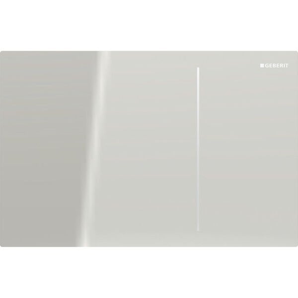 GEBERIT SIGMA70 KUMANDA KAPAGI 8CM CIFT BASMALI GOMME REZERVUAR ICIN BEYAZ CAM 115.625.JL.1
