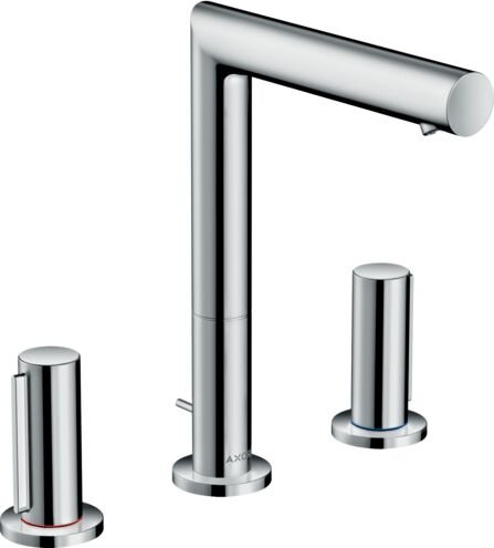 AXOR UNO 3-DELIKLI LAVABO BATARYASI 200MM ZERO VOLAN KROM 45133000