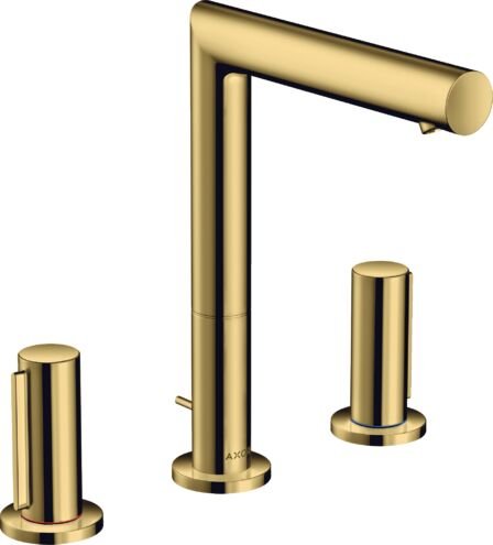 AXOR UNO 3-DELIKLI LAVABO BATARYASI 200MM ZERO VOLAN P.ALTIN 45133990