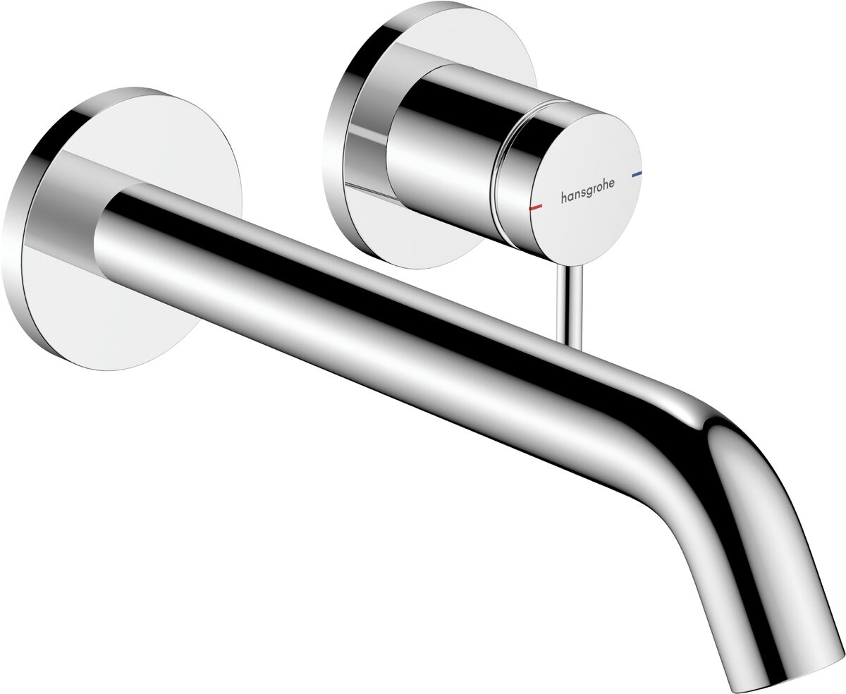HANSGROHE TECTURIS S TEK KOLLU LAVABO BATARYASI 22,5 ECO SMART KROM 73351000