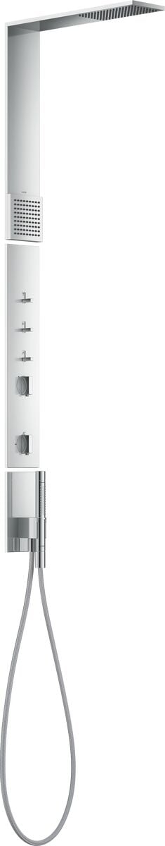 AXOR SHOWERCOMPOSITION DUS PANELI TERMOSTATIK TEPE DUSU 110/220 1 JET VE OMUZ DUSU KROM 12595000