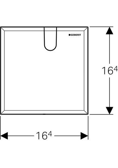 GEBERIT UNIVERSAL FOTOSELLI LAVABO BATARYASI MONTAJ IC KAPAK 116.425.11.1