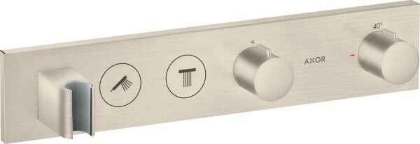 AXOR SHOWERCOLLECTION BANYO BATARYASI TERMOSTATIK MODUL SELECT 2 CIKIS 460/90 MAT NIKEL 18355820