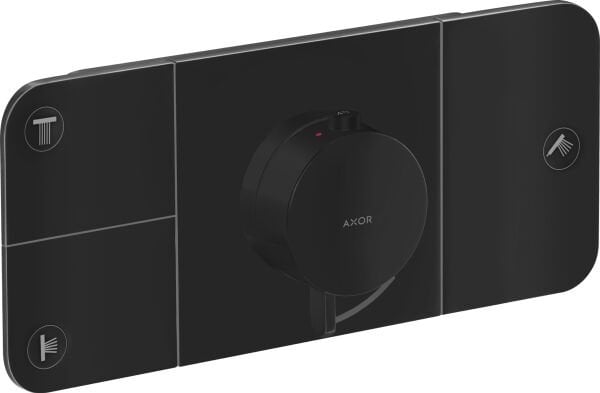 AXOR ONE BANYO BATARYASI TERMOSTATIK MODUL 3 FONKSIONLU SATIN SIYAH 45713670