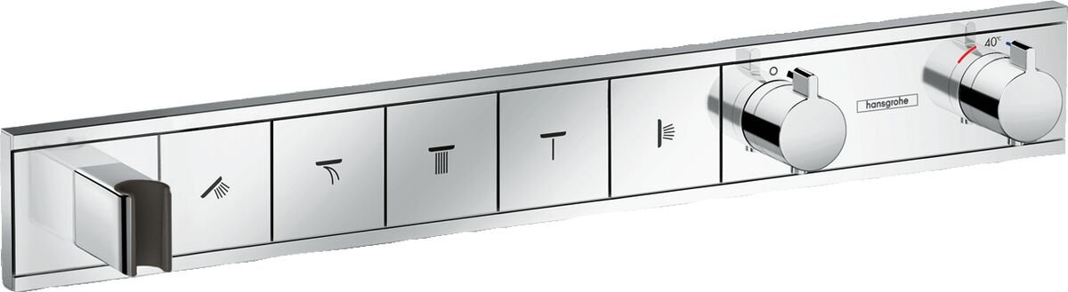 HANSGROHE TERMOSTATIK BANYO BATARYASI TERMOSTATIK 5 CIKIS KROM 15358000