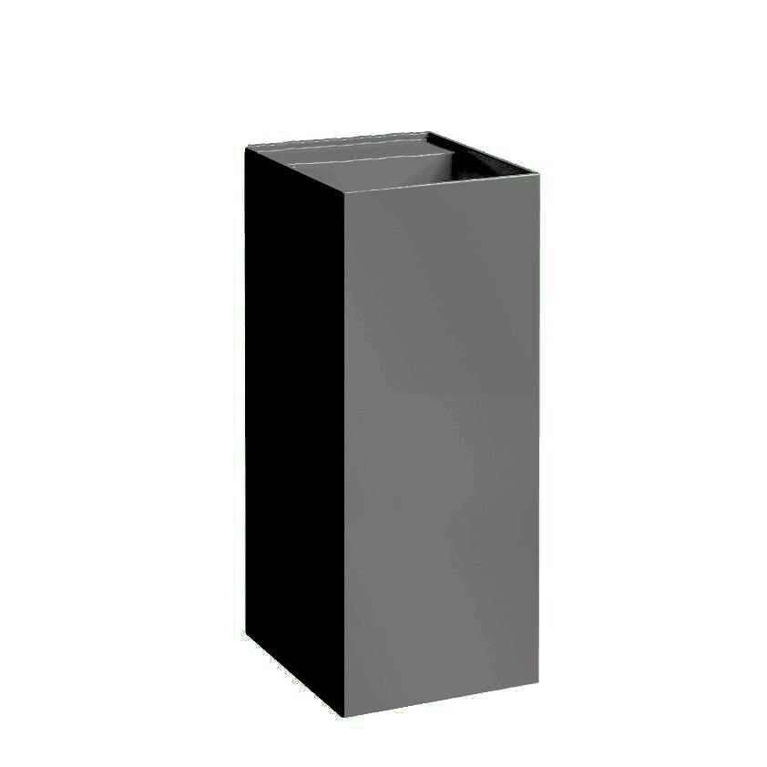 LAUFEN KARTELL MONOBLOK LAVABO PARLAK SIYAH BAT. DELIKSIZ 375x435 MM H8113310201121