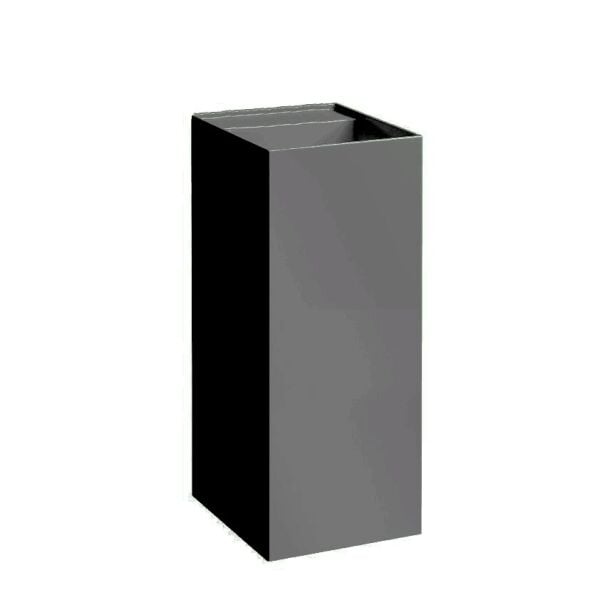 LAUFEN KARTELL MONOBLOK LAVABO PARLAK SIYAH BAT. DELIKSIZ 375x435 MM H8113310201121
