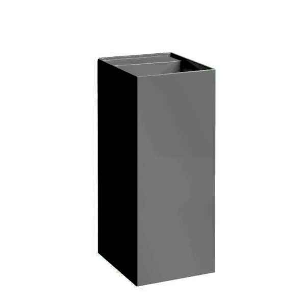 LAUFEN KARTELL MONOBLOK LAVABO PARLAK SIYAH BAT. DELIKSIZ 375x435 MM H8113310201121