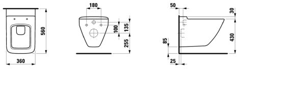 LAUFEN PALACE ASMA KLOZET H8207000000001