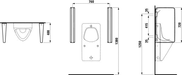 LAUFEN CINTO ARA BOLME PISUVAR H8476030000001