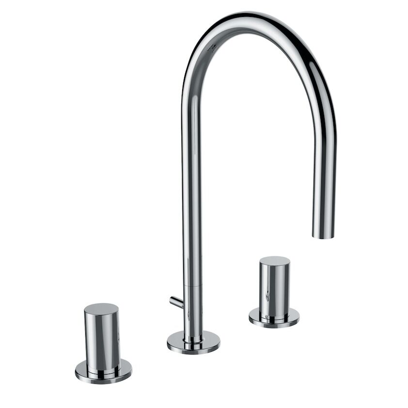 LAUFEN KARTELL 3-DELIKLI LAVABO BATARYASI 166MM H3123330042211
