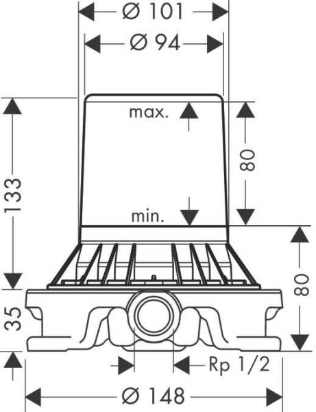 AXOR STARCK IC SET YERDEN BATARYA ICIN 10452180