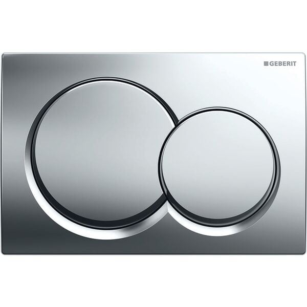 GEBERIT ALPHA KUMANDA KAPAGI CIFT BASMALI PARLAK KROM 115.035.21.5