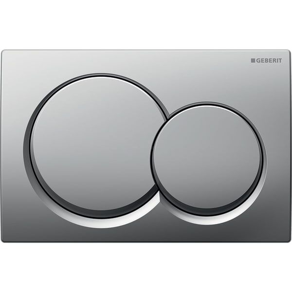 GEBERIT ALPHA KUMANDA KAPAGI CIFT BASMALI MAT KROM 115.035.46.5