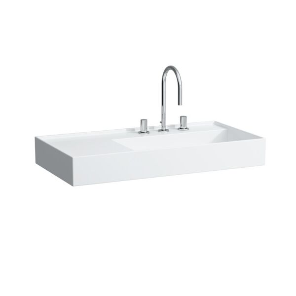 LAUFEN KARTELL ETAJERLI LAVABO SOL  900x460 MM BATARYA DELIKSIZ H8103390001121