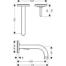 AXOR UNO TEK KOLLU LAVABO BATARYASI MAT NIKEL 38113820