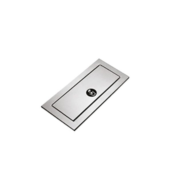 BOBRICK BOBRICK COP KANALI TEZGAHTAN KAPAKLI 32.5*5.2H*15.2 CM  P. CELIK MAT B-527