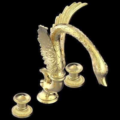 THG CYGNE 3-DELIKLI LAVABO BATARYASI ALTIN G31-H52-152