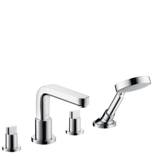 HANSGROHE METRIS S DORT DELIKLI KUVET BATARYASI 17.1 CM GAGA ILE KROM 31446000