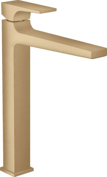 HANSGROHE METROPOL TEK KOLLU LAVABO BATARYASI 260 CUBUK VOLAN MAT BRONZ 32512140