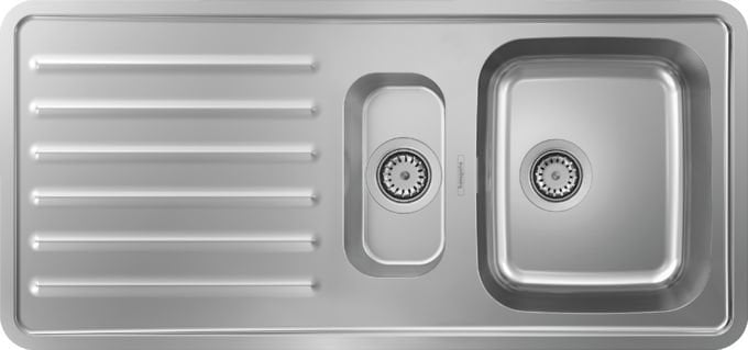 HANSGROHE S71 EVIYE ANKASTRE S4111-F54 340/150/400, DAMLALIKLI P.CELIK 43342800