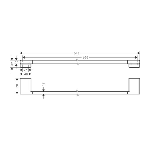 HANSGROHE ADDSTORIS HAVLULUK SATIN SIYAH 41747670
