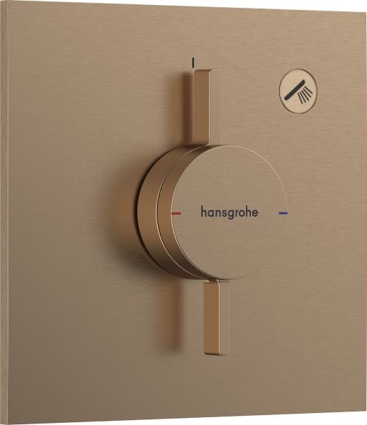 HANSGROHE DUOTURN E BANYO BATARYASI 1 CIKIS MAT BRONZ 75617140