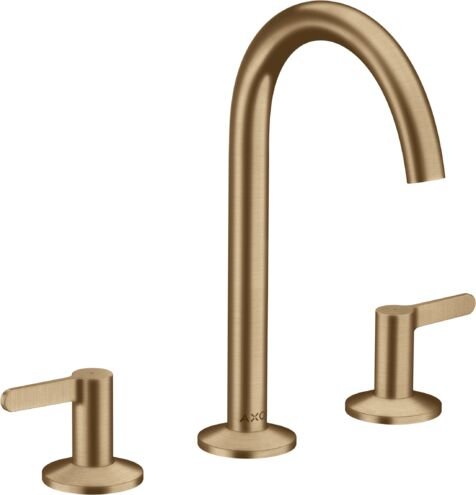 AXOR ONE 3-DELIKLI LAVABO BATARYASI 170MM BAS-AC GIDER SETI ILE MAT BRONZ 48050140