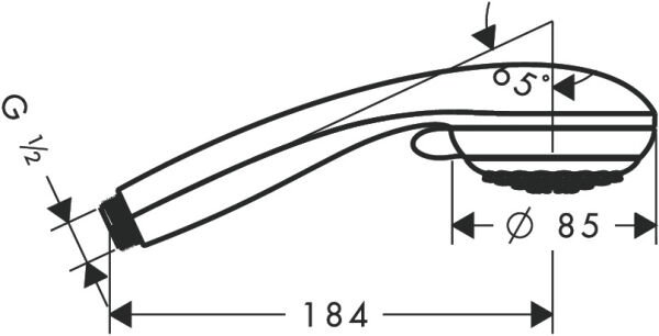 HANSGROHE CROMETTA EL DUSU 85 VARIO KROM 28562000