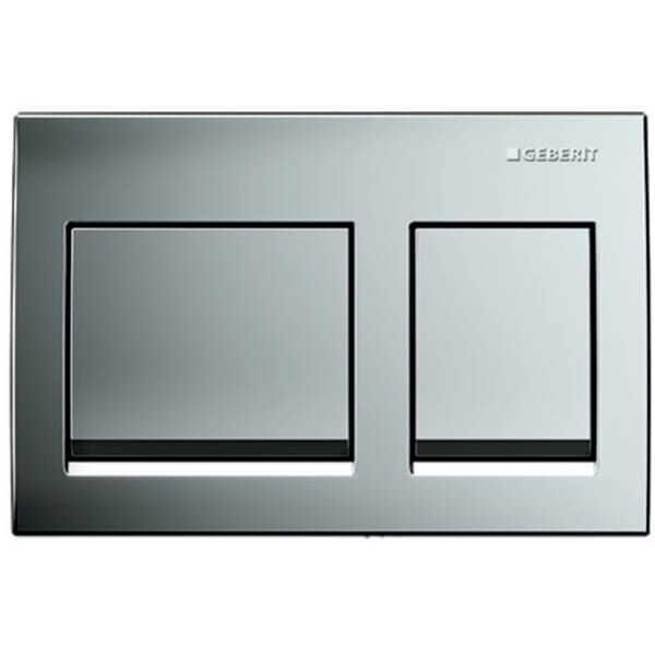 GEBERIT ALPHA KUMANDA KAPAGI CIFT BASMALI MAT KROM 115.045.46.5