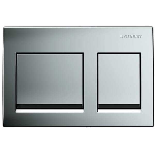 GEBERIT ALPHA KUMANDA KAPAGI CIFT BASMALI MAT KROM 115.045.46.5