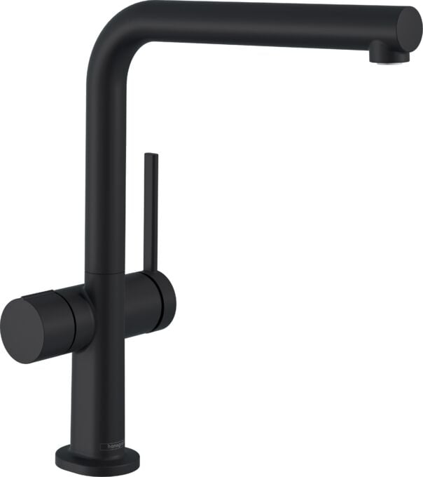 HANSGROHE TALIS M54 TEK KOLLU EVIYE BATARYASI 270 1JET ACMA KAPAMA VALFLI SATIN SIYAH 72827670