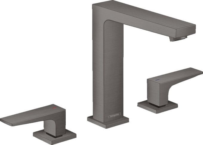 HANSGROHE METROPOL 3-DELIKLI LAVABO BATARYASI 160 MM MAT SIYAH KROM 32515340