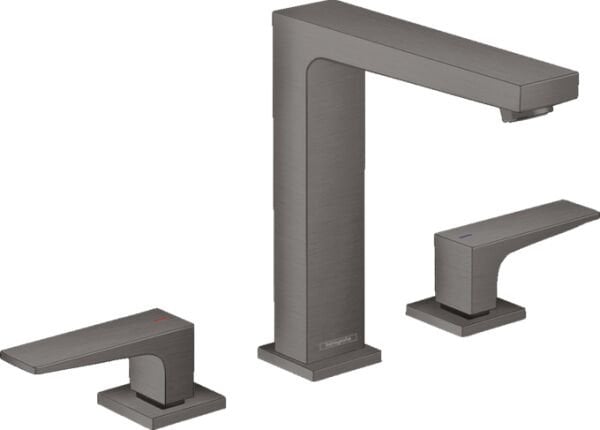 HANSGROHE METROPOL 3-DELIKLI LAVABO BATARYASI 160 MM MAT SIYAH KROM 32515340