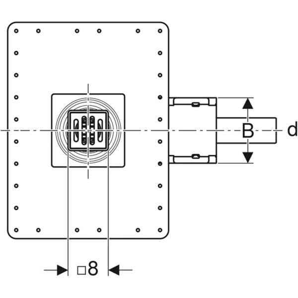 GEBERIT UNIVERSAL YER SUZGECI ALT SIFON SETI 90-220 MM YUKSEKLIK DN50 154.050.00.1
