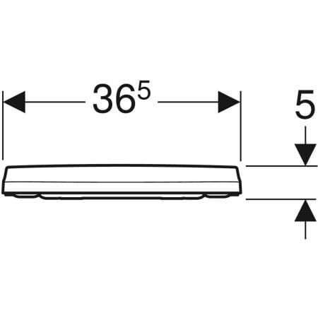 GEBERIT ICON KLOZET KAPAGI SLIM YAVAS KAPANIR 500.835.01.1