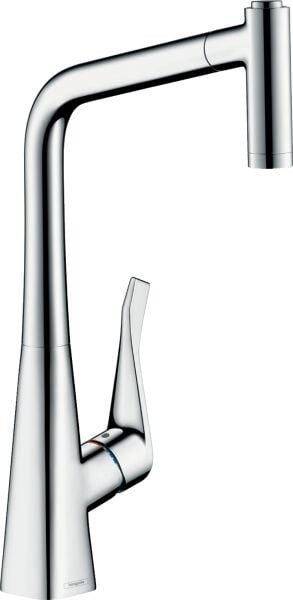 HANSGROHE METRIS SELECT M71 EVIYE BATARYASI TEK KOLLU 320 2JET CEKILEBILIR EL DUSU SBOXKROM 73824000