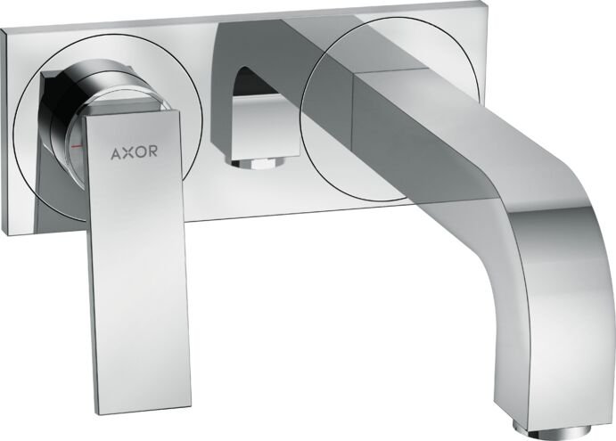 AXOR CITTERIO LAVABO BATARYASI CUBUK VOLAN 220MM GAGA VE PLAKA ILE KROM 39119000