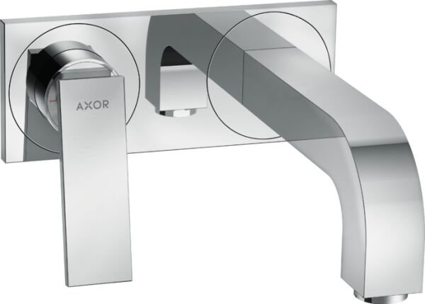 AXOR CITTERIO LAVABO BATARYASI CUBUK VOLAN 220MM GAGA VE PLAKA ILE KROM 39119000