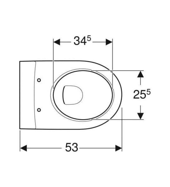 GEBERIT ICON KLOZET ASMA RIMFREE VE KAPAK SETI 501.659.00.1
