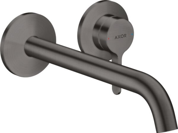 AXOR ONE TEK KOLLU ANKASTRE LAVABO BATARYASI 220 MM FIRCALANMIS SIYAH  KROM 48120340