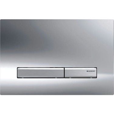 GEBERIT SIGMA50 KUMANDA KAPAGI CIFT BASMALI PARLAK KROM 115.788.21.2