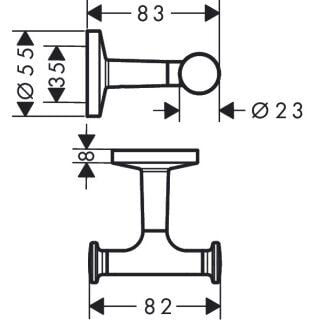 AXOR UNIVERSAL IKILI ASKILIK MAT PIRINC 42812950