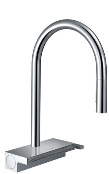 HANSGROHE AQUNO SELECT M81 EVIYE BATARYASI TEK KOLLU 170 SPIRALLI 3JET SBOX KROM 73831000