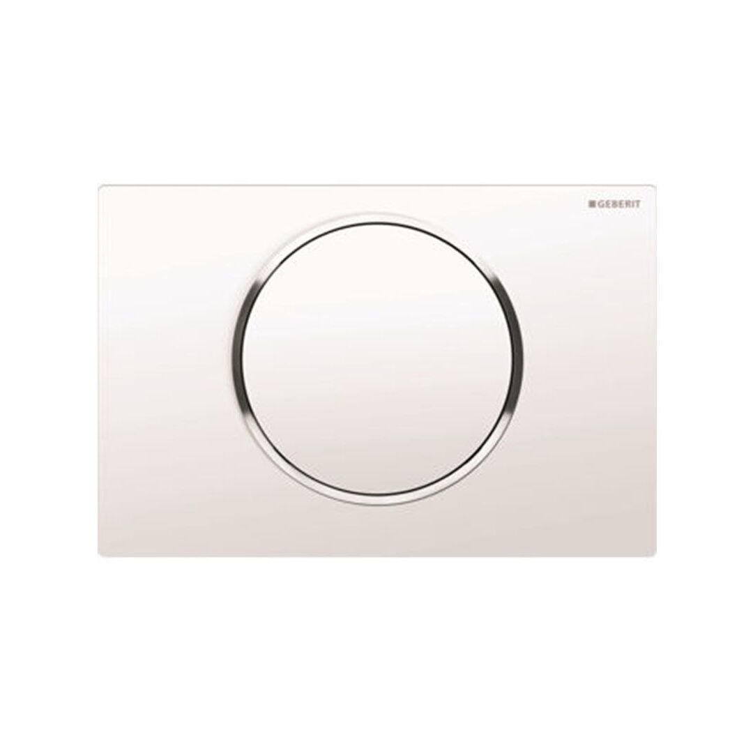 GEBERIT SIGMA10 KUMANDA KAPAGI TEK BASMALI BEYAZ PARLAK 115.758.KJ.5