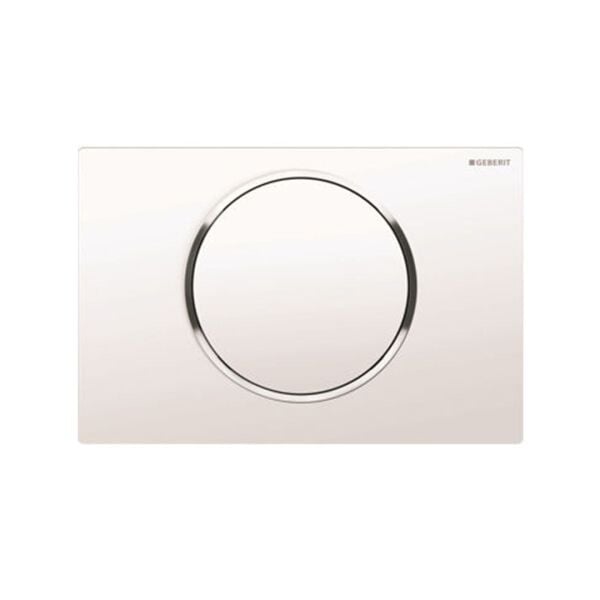 GEBERIT SIGMA10 KUMANDA KAPAGI TEK BASMALI BEYAZ PARLAK 115.758.KJ.5